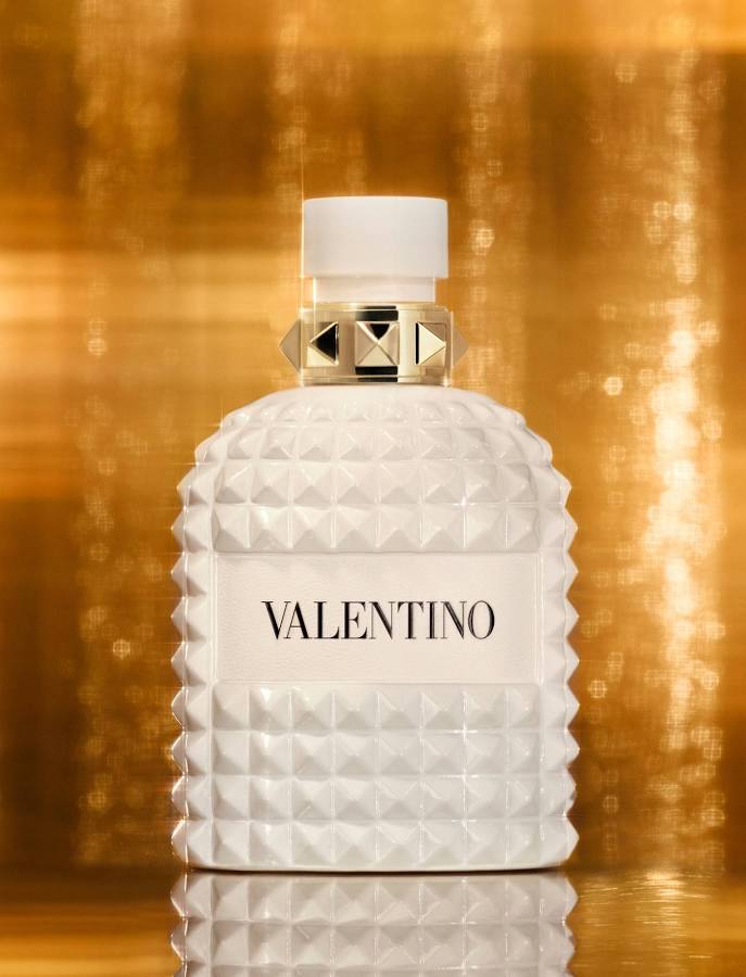 valentino white bottle