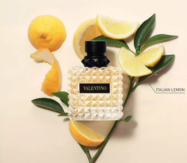 valentino perfume yellow